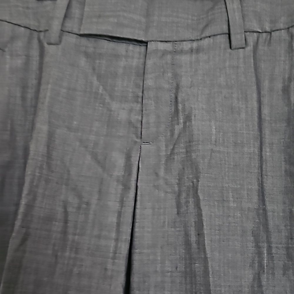 Banana Republic Women's Mid-Rise Flared Pants Gray Size 0 - Picture 3 of 16